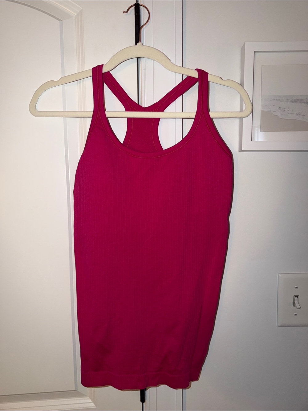 lululemon athletica ebb to street Tank - Magenta Pink